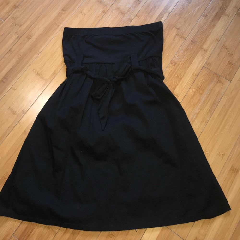 Metropark black strapless dress