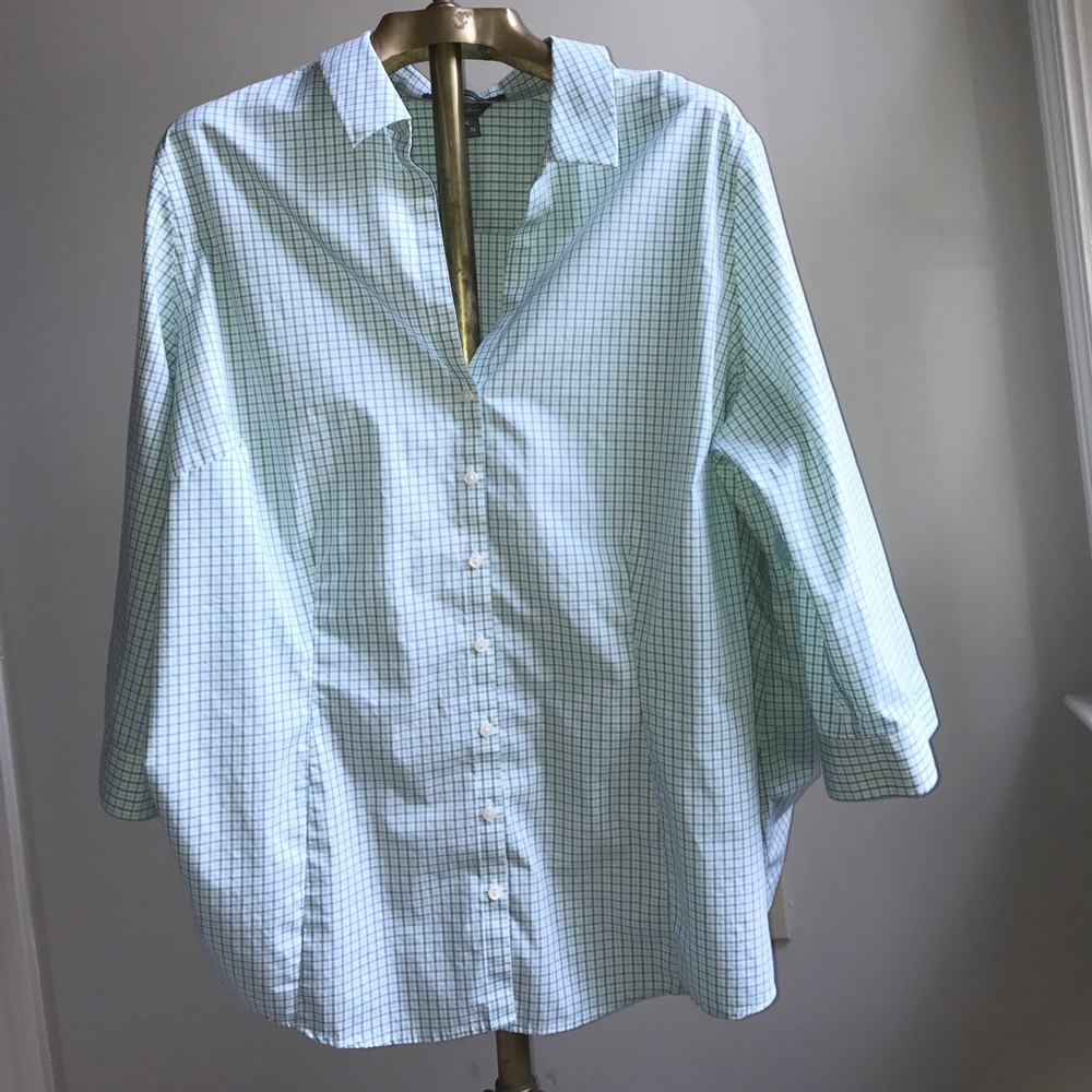 Wrinkle Free Eddie Bauer 3/4 Sleeve