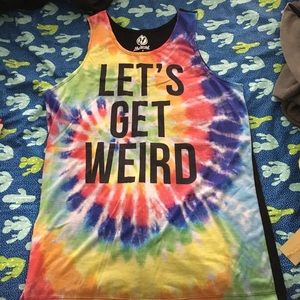Let's get weird tank top