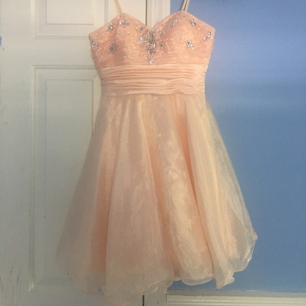 Light pink formal dress