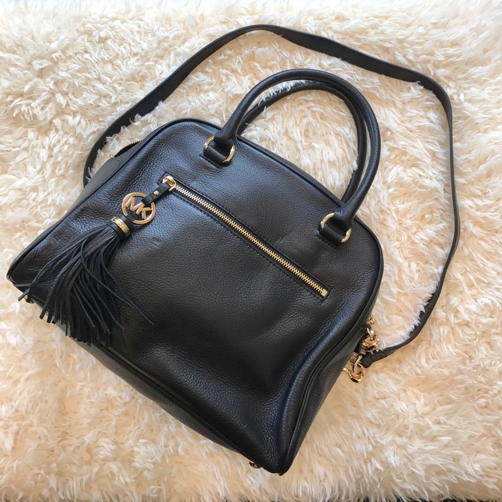 Michael Kors Handbag with Tassle & Shoulder Strap