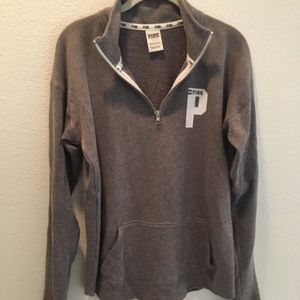 PINK small grey sweatshirt