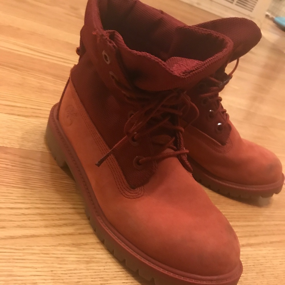 Light Red Timberlands