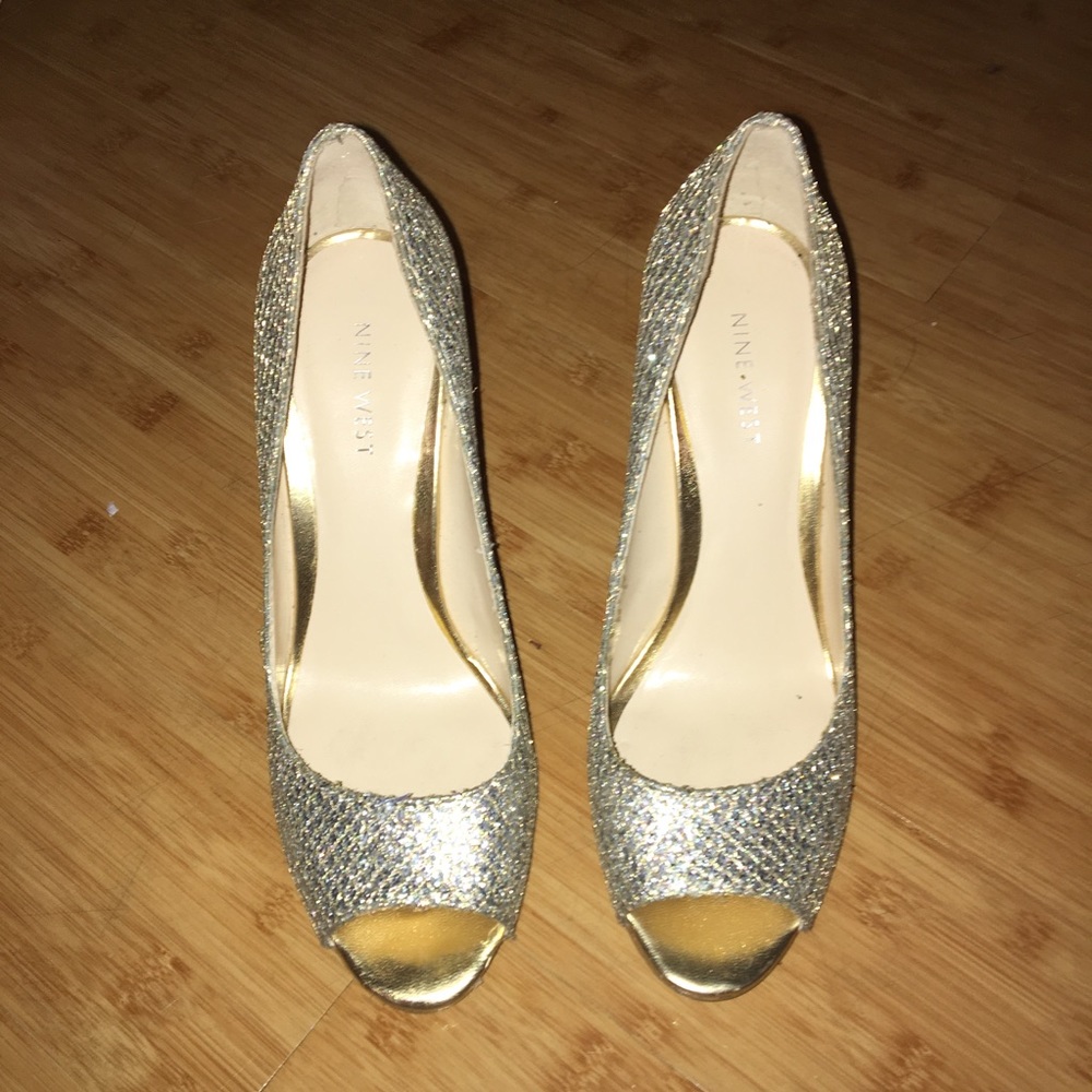 Nine West sparkly heels