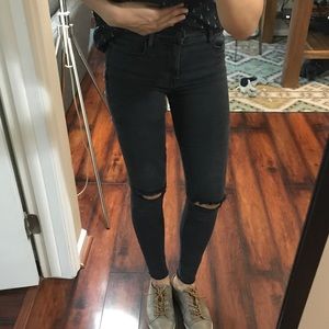 frame denim high waist Sz 25