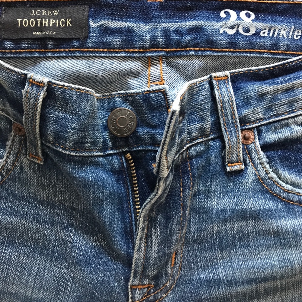 J.Crew Toothpick Denim - Picture 2 of 2