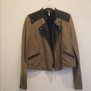 Free People Leather Jacket