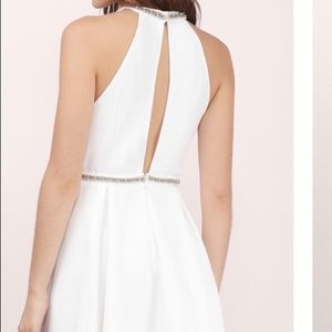 Tobi white embellished dress