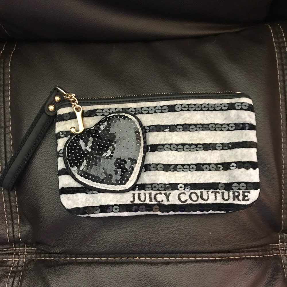 💕Juicy Couture Sequin/Velour Wristlet💕