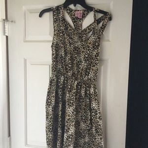 Cheetah print dress