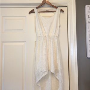 White lace dress