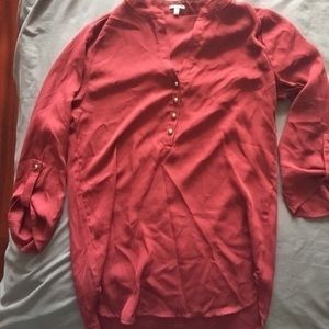 Burgundy blouse