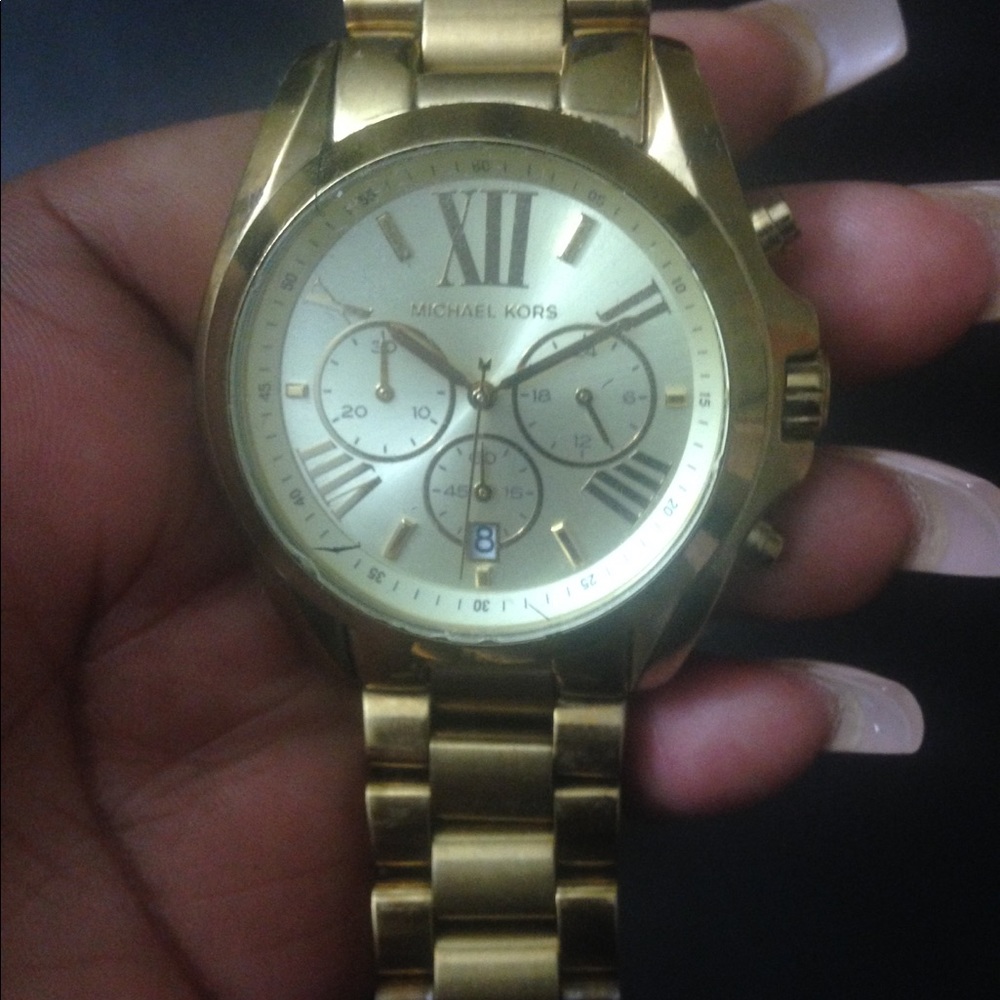 Gold Michael kors watch