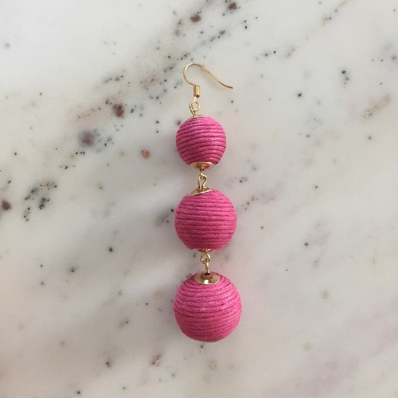 "Libby" Earrings || Hot Pink Bon Bon - Picture 4 of 8