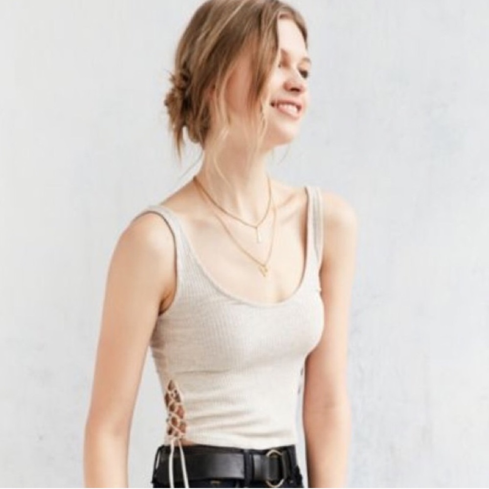 UO x Project Social side tie tank