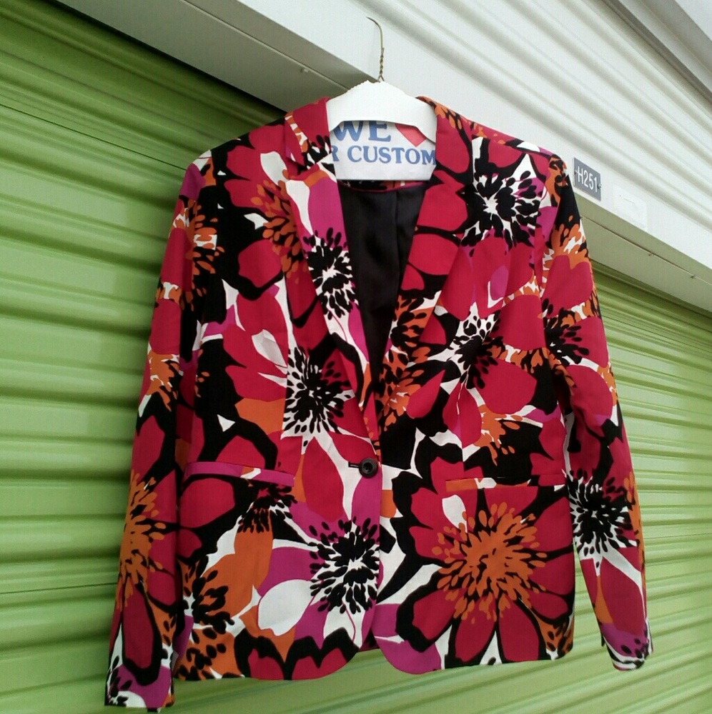 Worthington Abstract Blazer