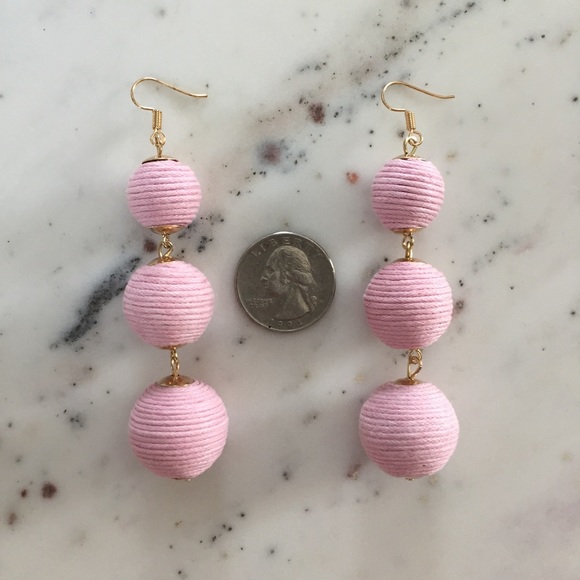 "Libby" Earrings || Light Pink Bon Bon - Picture 3 of 8