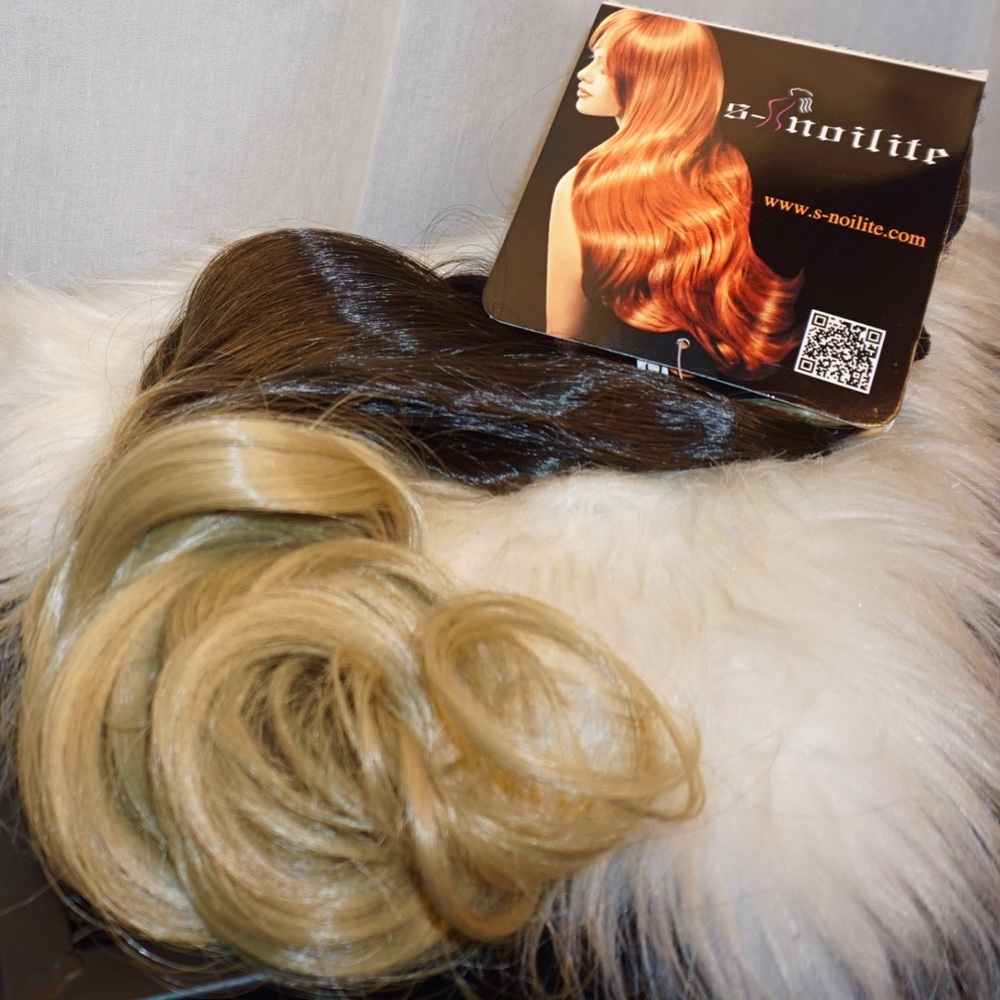 Long Sexy Wave Extension- Ash Blond Ombré