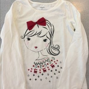 GYMBOREE NWT Holiday jeweled Shirt Girls size 8