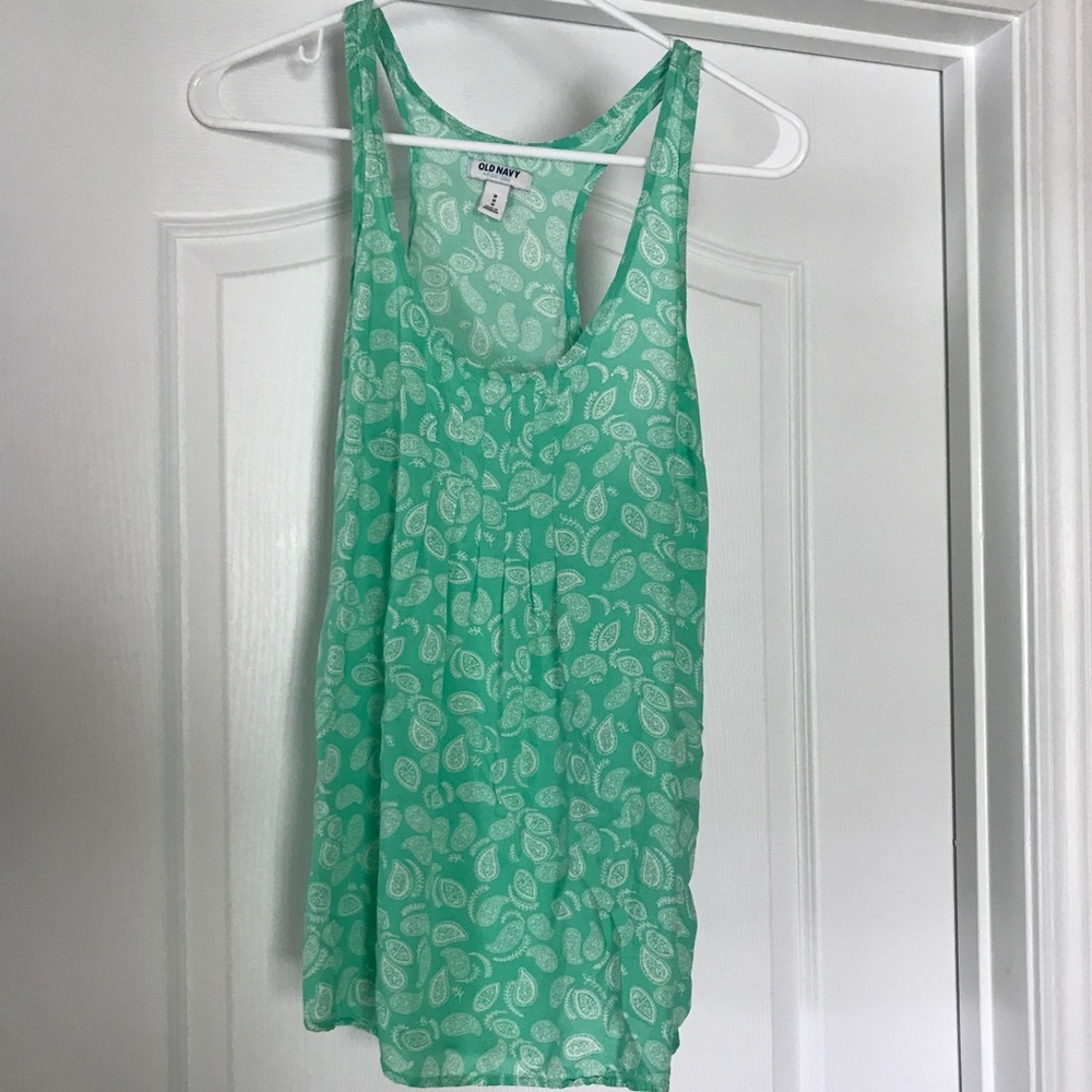Old Navy aqua tank top
