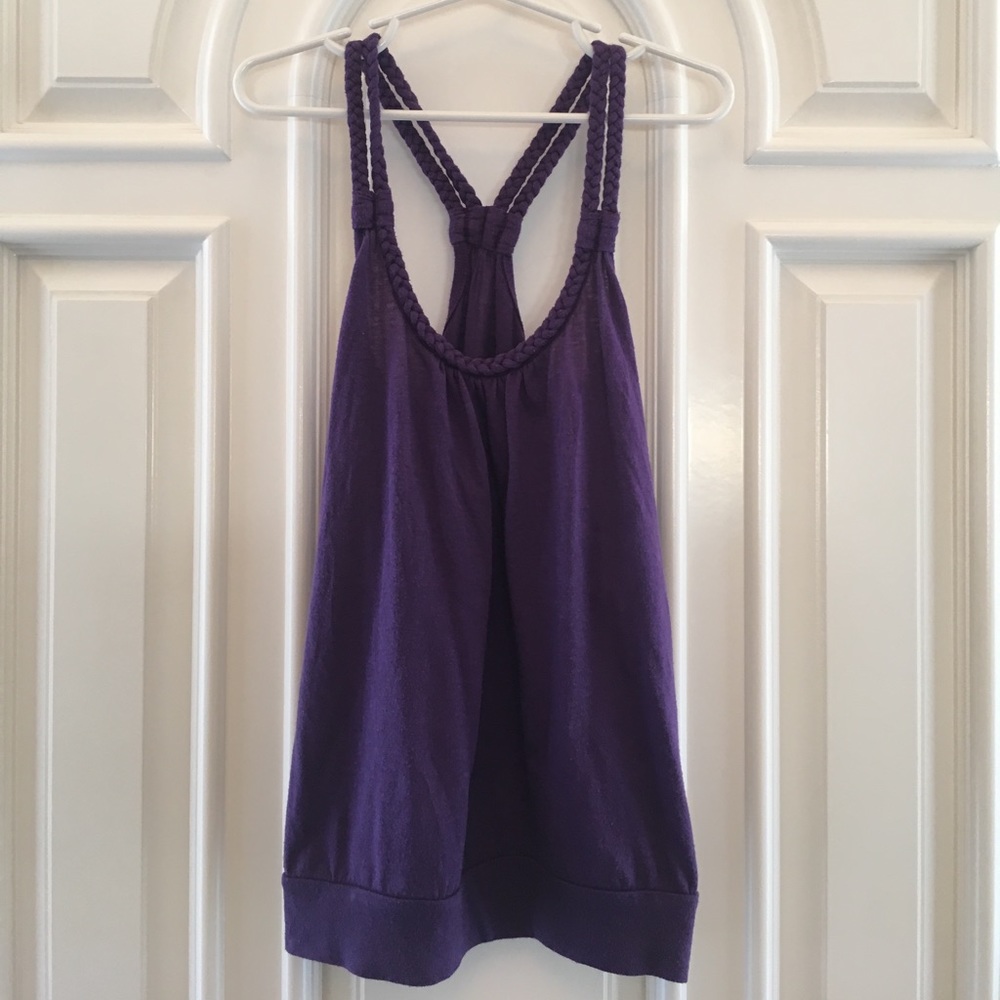 Racerback braided tank