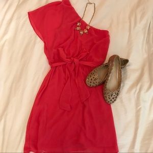 Express One Shoulder Dress