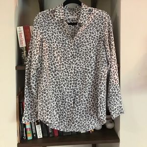 Equipment silk animal print Sz Small