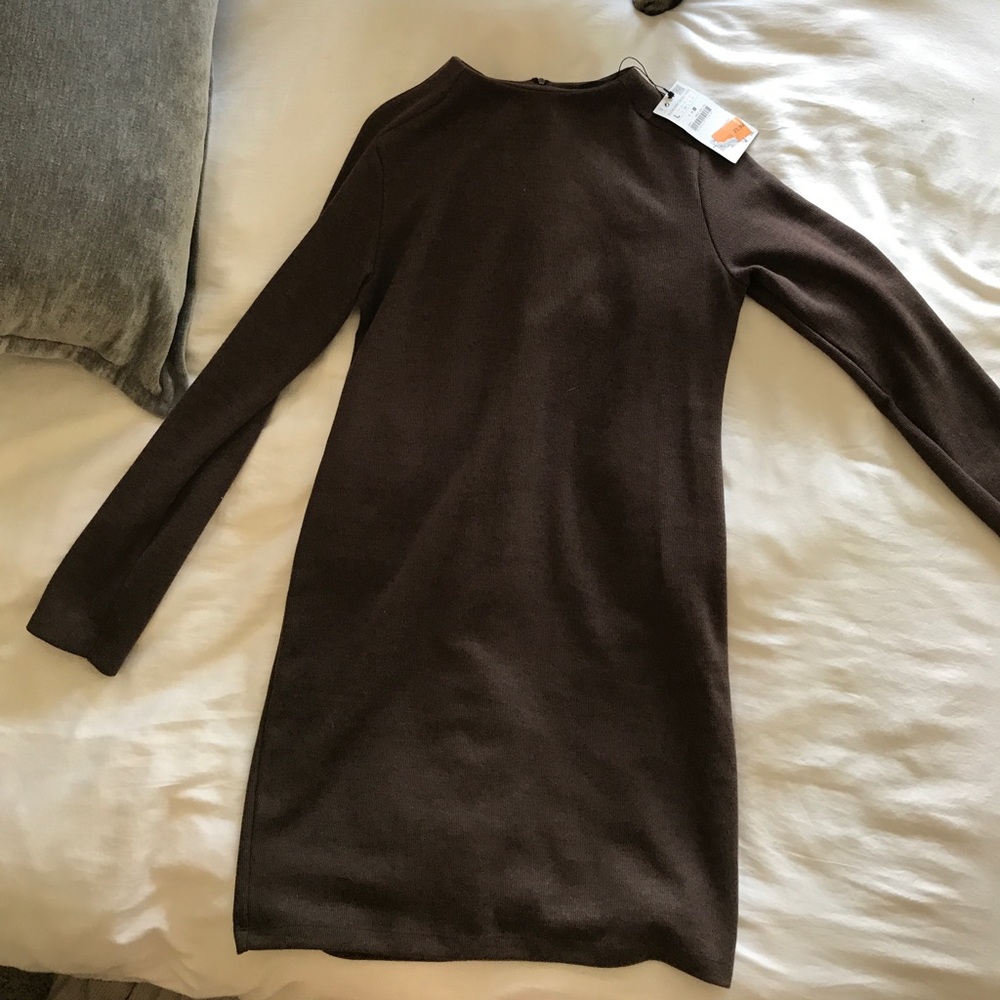 Zara long sleeve mini dress