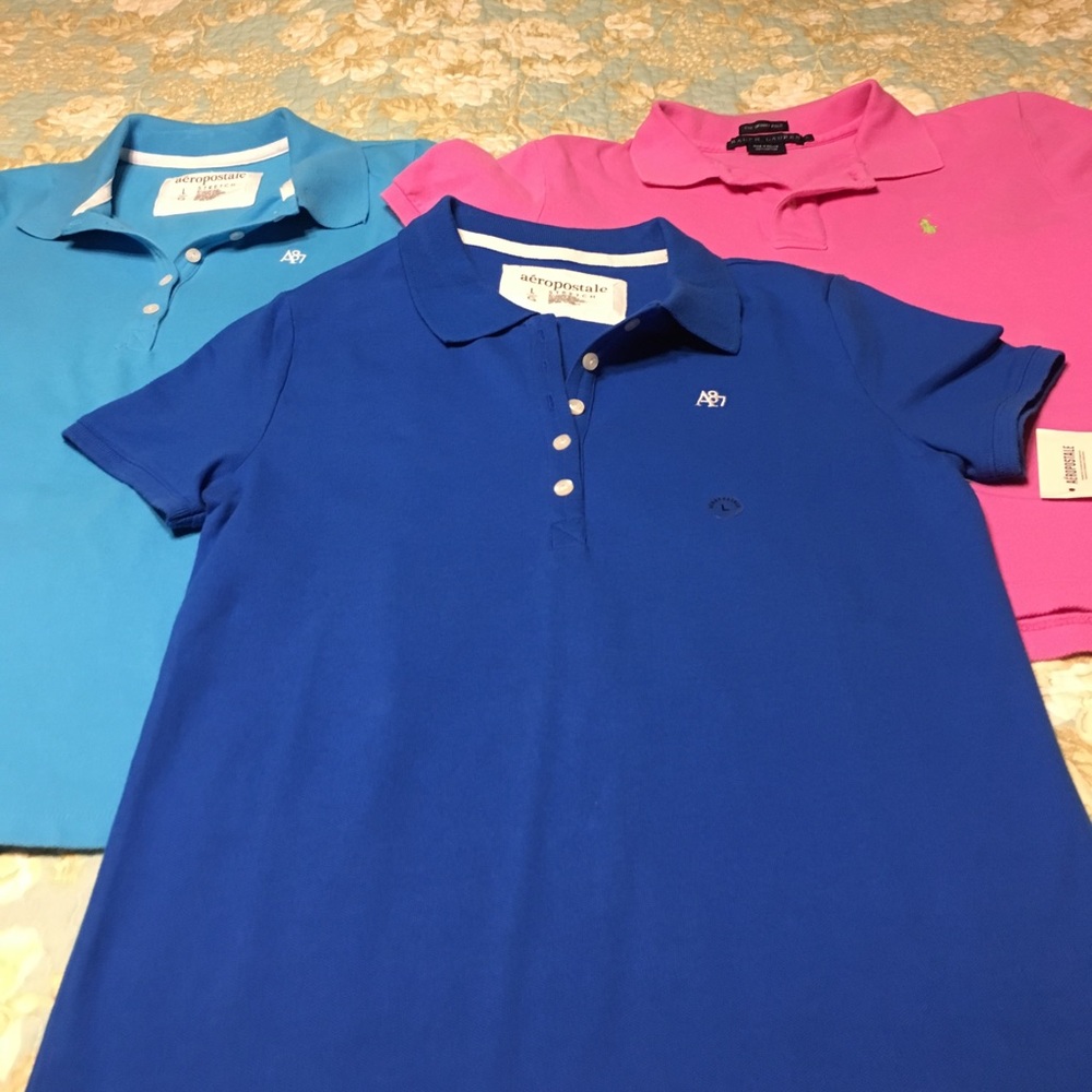 Aeropostale and Polo Size Large Shirts