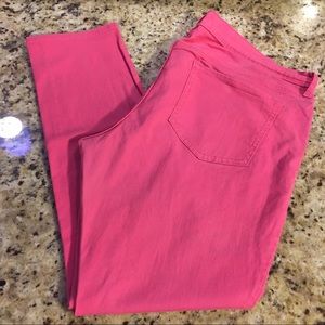 Hot Pink Old Navy Rockstar Skinny Jeans 18