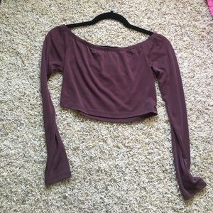 NWOT Windsor off the shoulder crop top