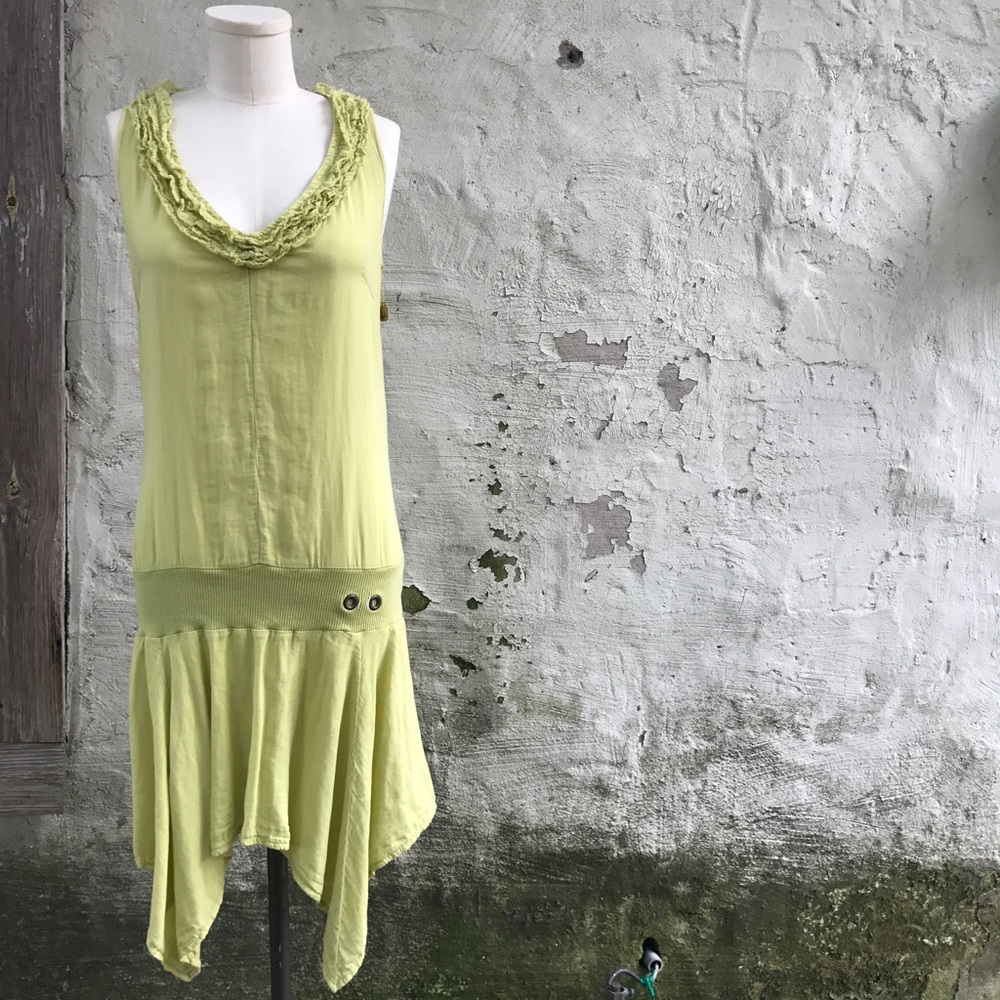Miss Sixty pastel lime drop waist 👗