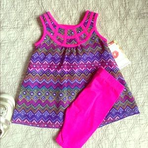 Adorable 2 Piece Tank and Short Set