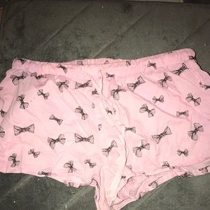 Pink pj shorts