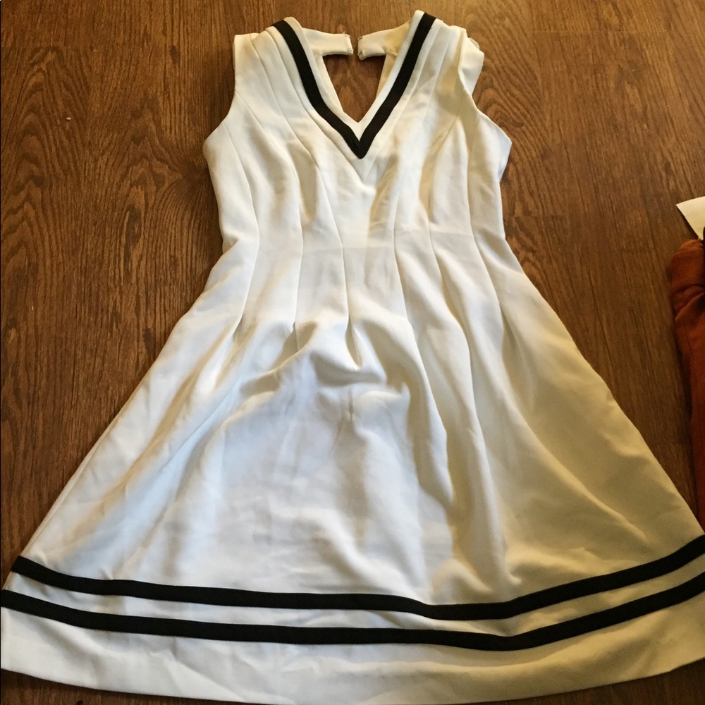 H&M White-Black White Tennis Dress
