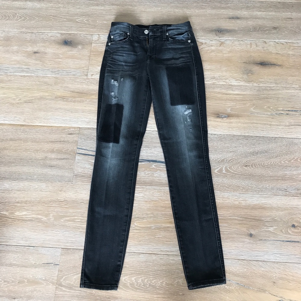 7 For All Mankind Skinny Dark Wash Jeans Size 24