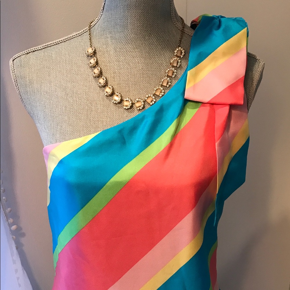 Lilly Pulitzer Roe One Shoulder top size 10 new