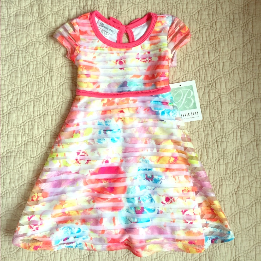 Floral Short Sleeved Easter Dress
