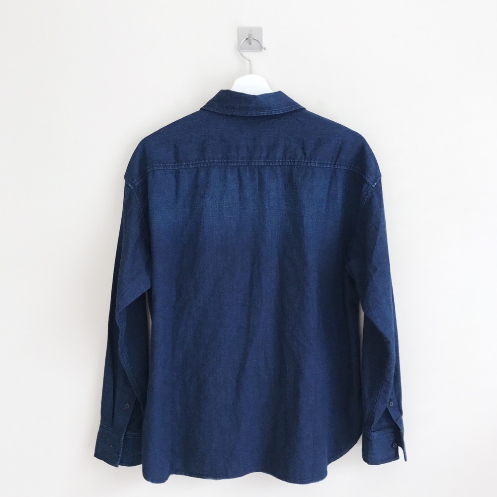 Vince Denim Button Down Shirt - Picture 3 of 8