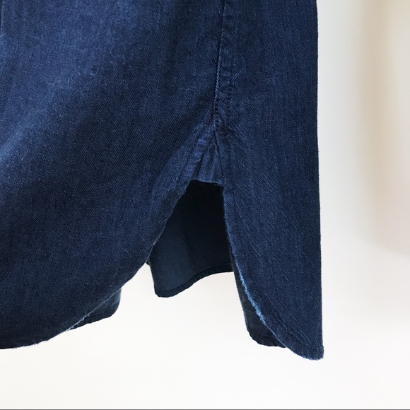 Vince Denim Button Down Shirt - Picture 5 of 8