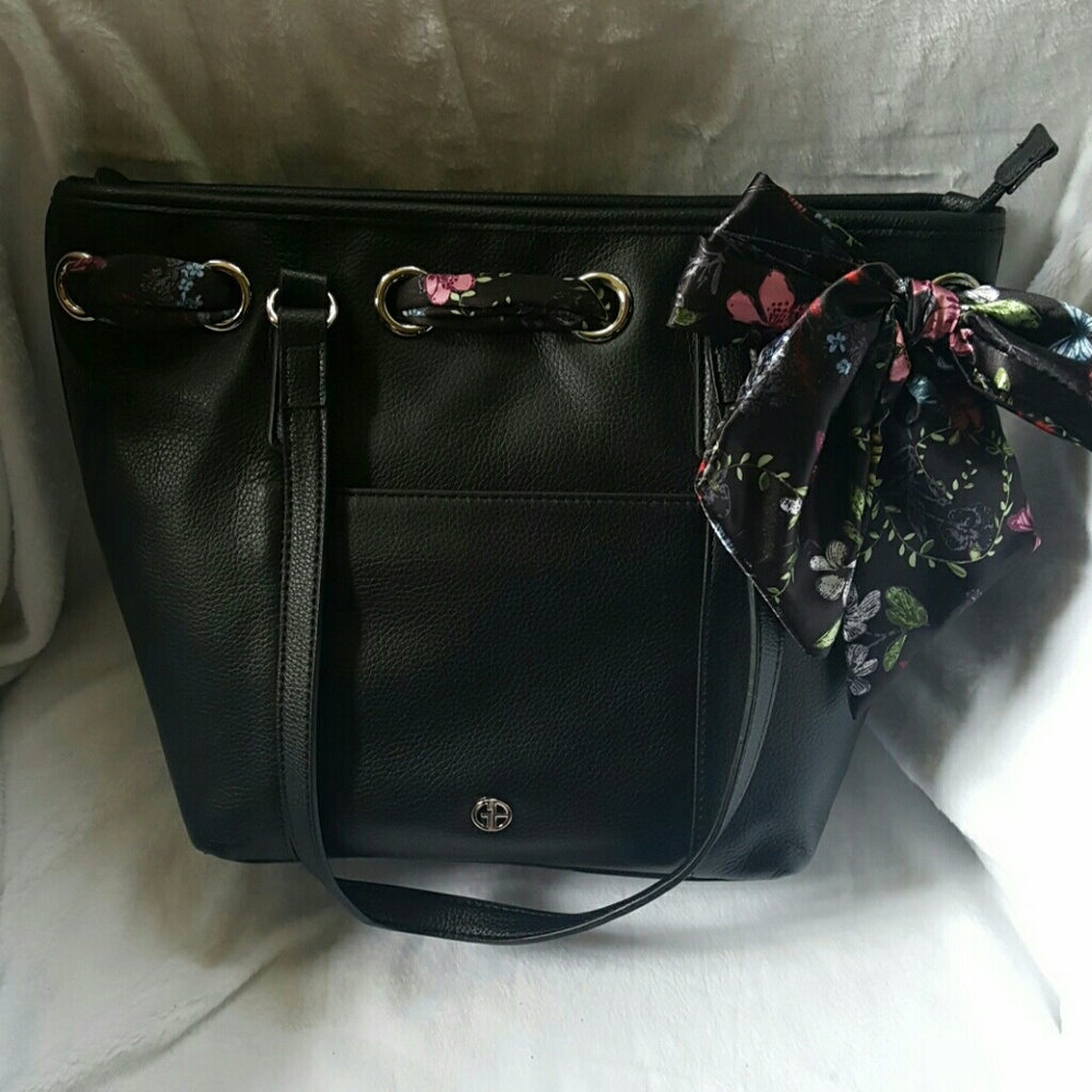 Giani Bernini leather ribbon purse NWT