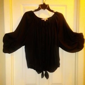 NWOT Jennifer Lopez Black Top