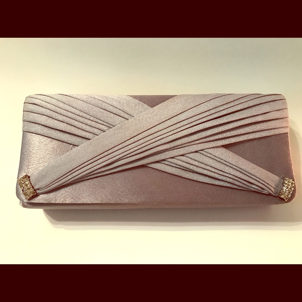 Grey over the shoulder or clutch bag