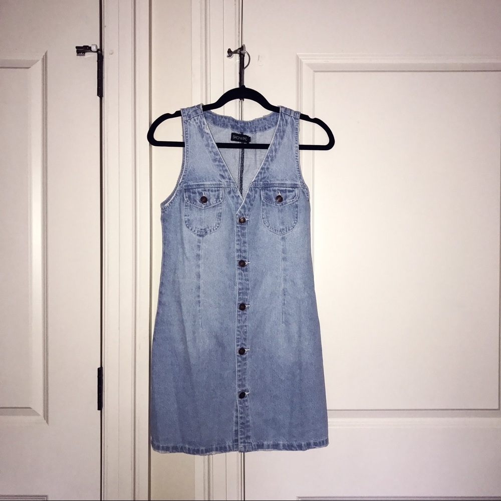 Showpo denim button up dress