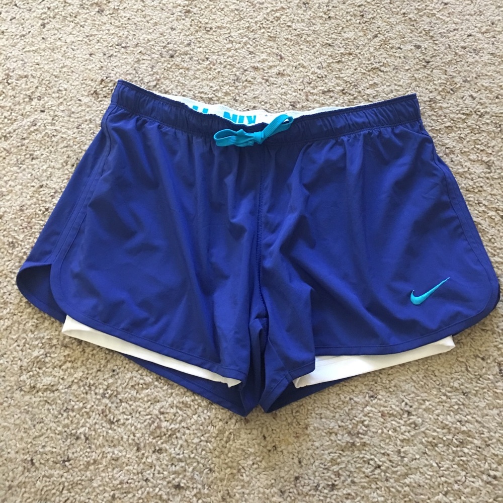 Royal blue Nike shorts