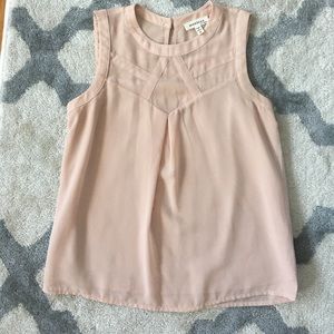 Monteau NWOT pink blouse size Small