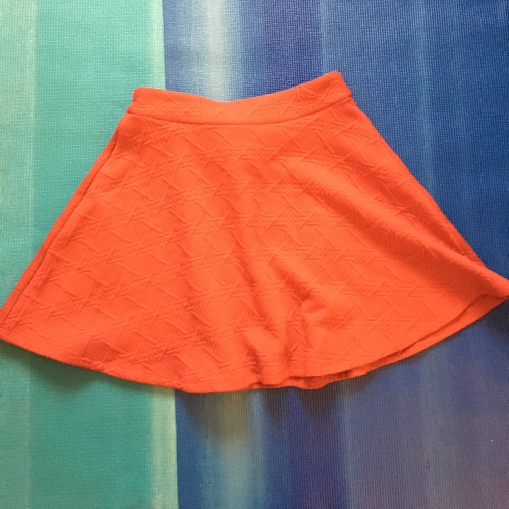 Ladies Cherry Red Mini Skirt