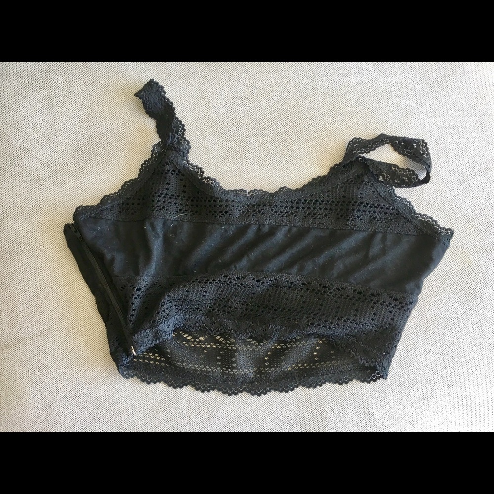 Urban Outfitters Black Crop Top