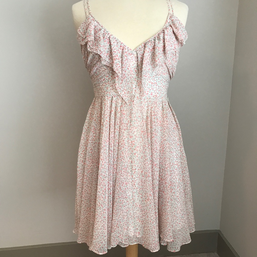 Guess Women's Size 6 Floral Racerback Dress