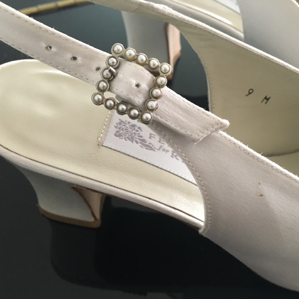 Wedding sling back 3" heels